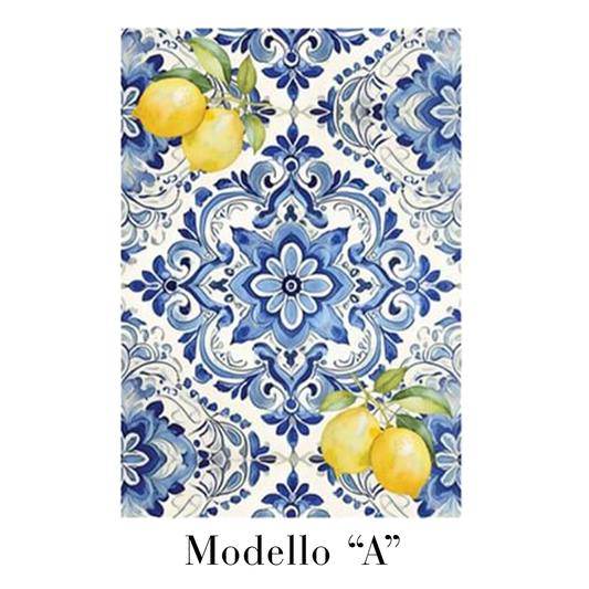 Limoni e Maioliche blu