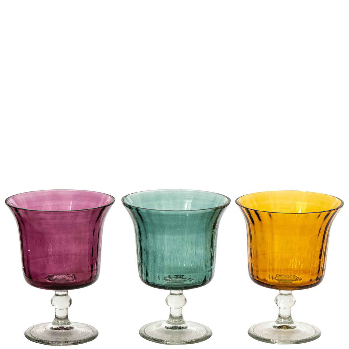 Candeliere in Vetro Mix Colorato Assortiti