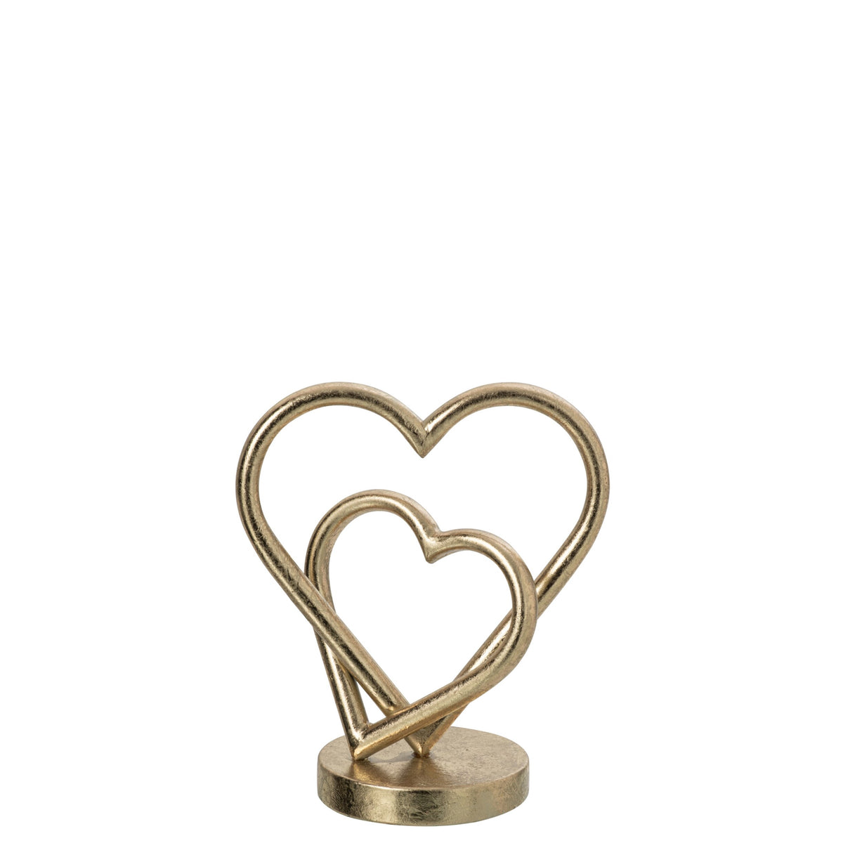 Cuore in Metallo Oro