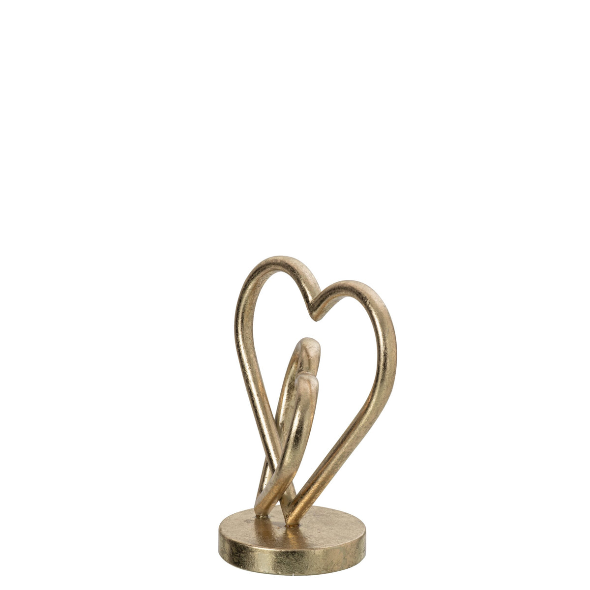 Cuore in Metallo Oro