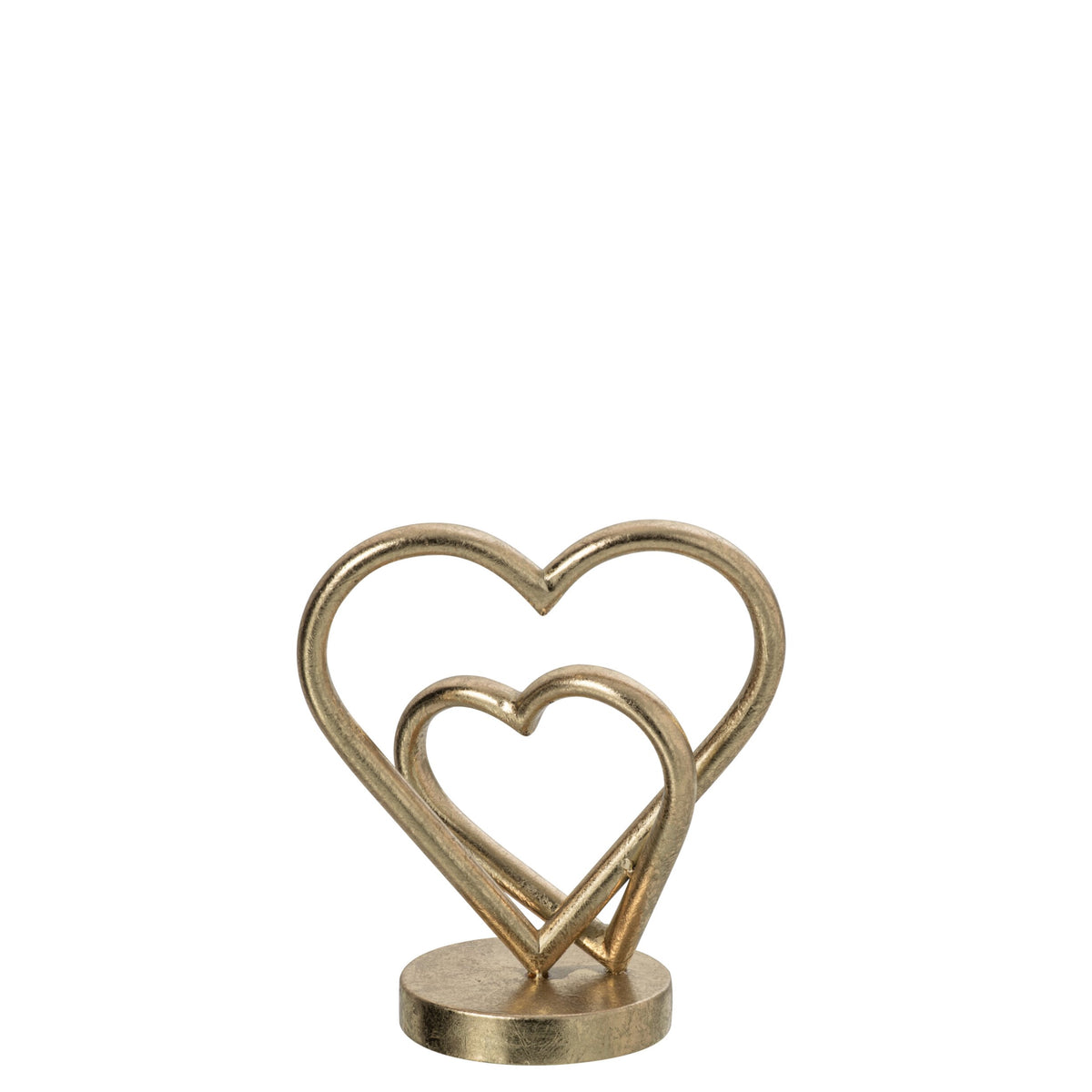 Cuore in Metallo Oro