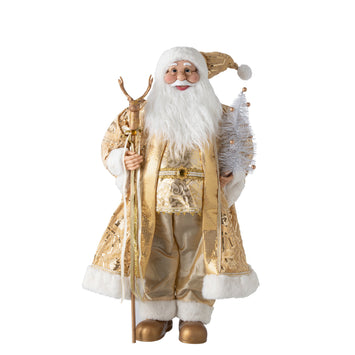 Babbo Natale Sintetico Oro, Grande