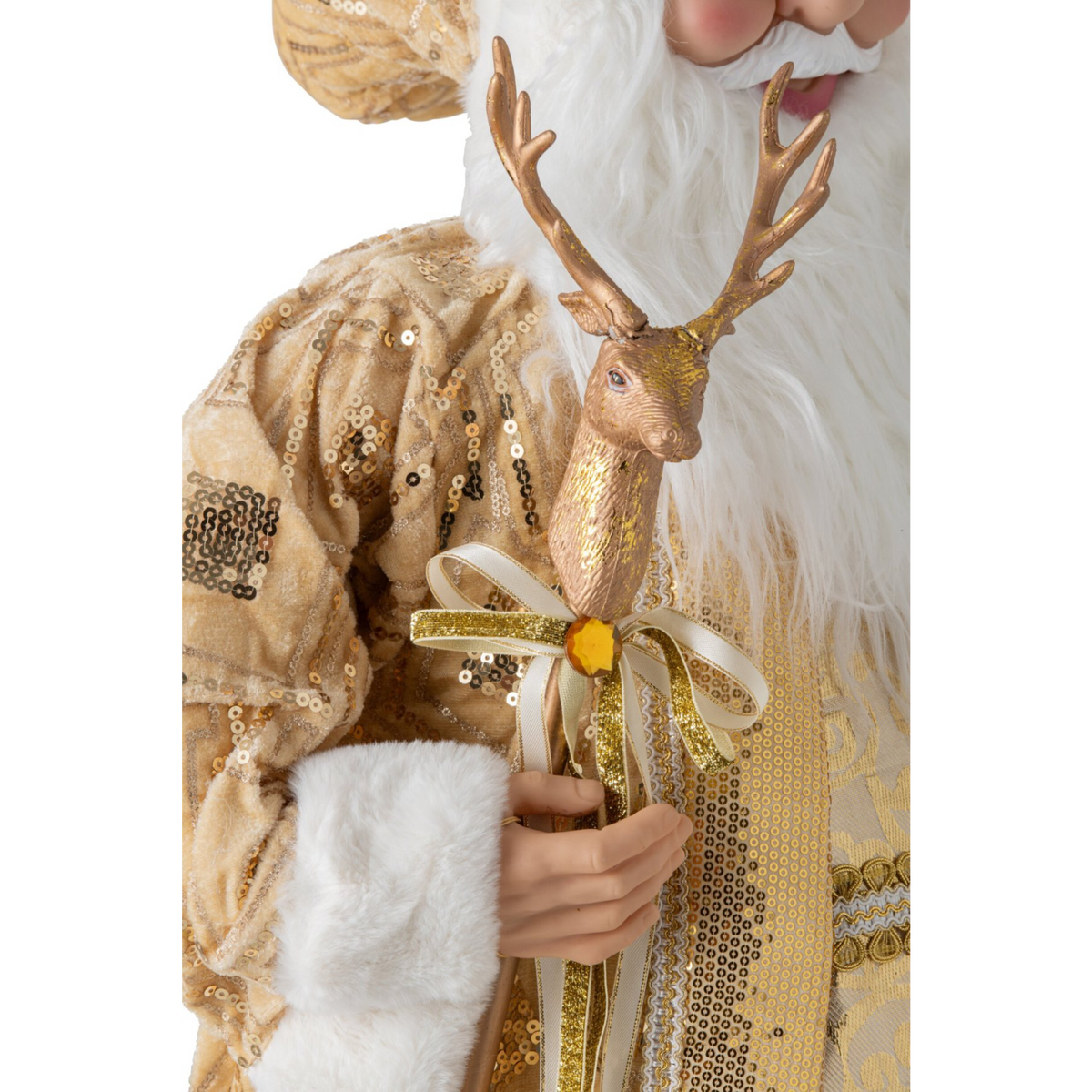 Babbo Natale Sintetico Oro, Grande