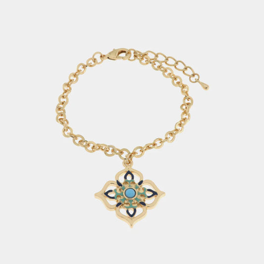Bracciale con Maiolica Colorata a Forma di Croce "Sacro"