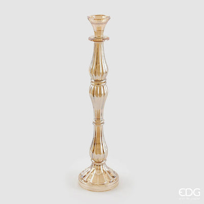 Candelabro in Vetro Ambrato Crystal, Grande