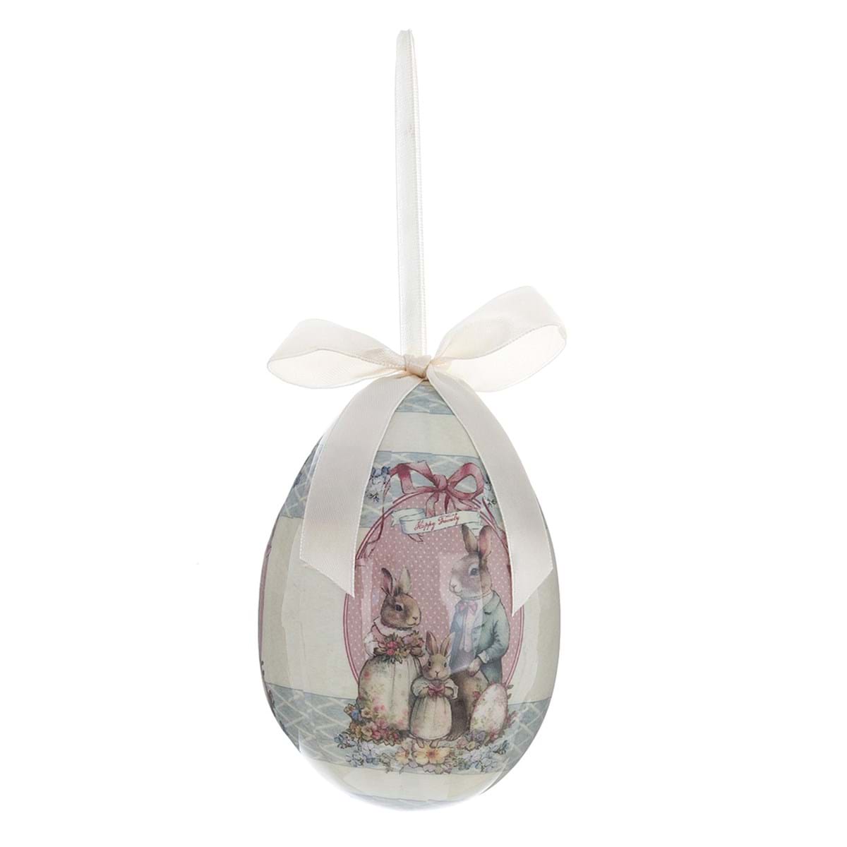 Decorazione Natalizia Gisela Graham: Coniglio Bianco Stile Alice Nel Paese Delle Meraviglie, Ornamento Per Albero Di Natale