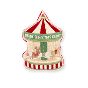 Cuscino Ricamato  Carosello di Cavalli "Vintage Toys"