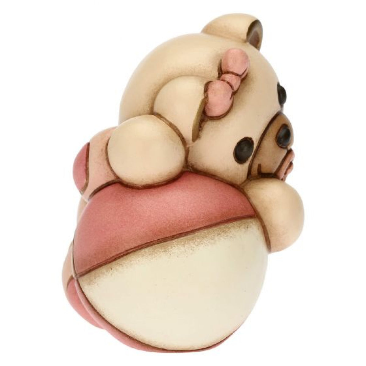 Teddy con Palla in Ceramica, Lei