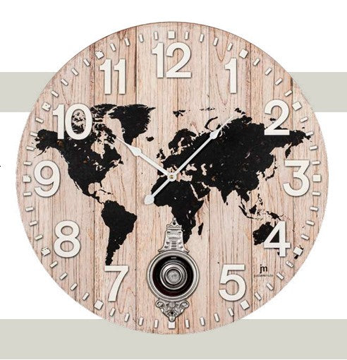 Orologio con Pendolo "Planisfero Nero"