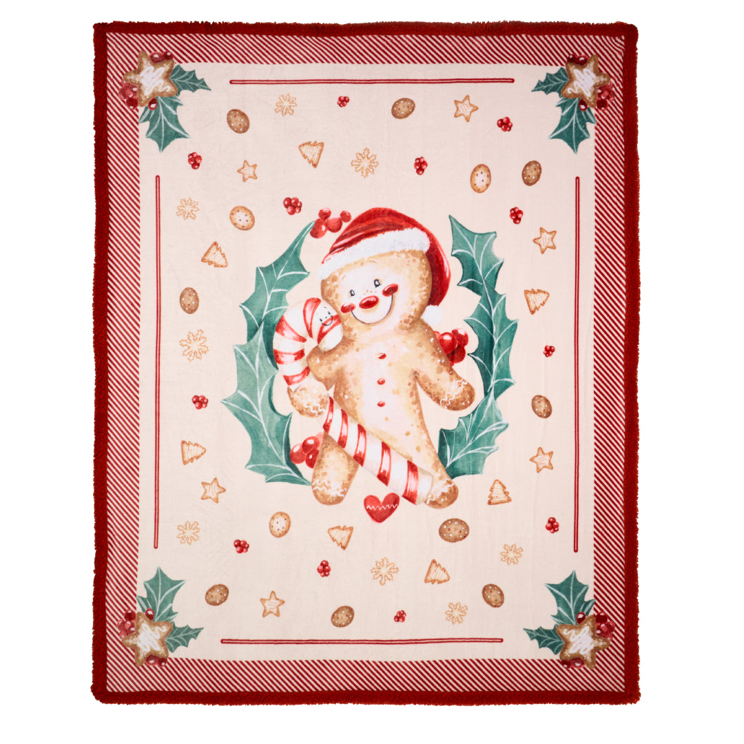 Set Regalo con Plaid e Scatola  "Delicious Christmas"