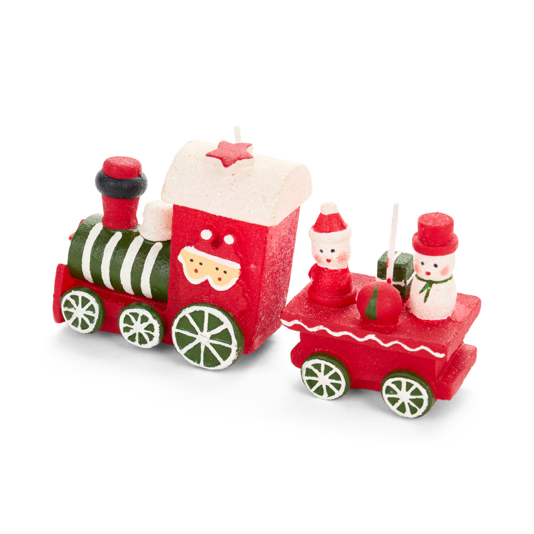 Candela in Paraffina  a Forma di Trenino "Vintage Toys"