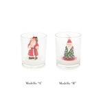 Candela in Bicchiere "Delicious Christmas", Assortita