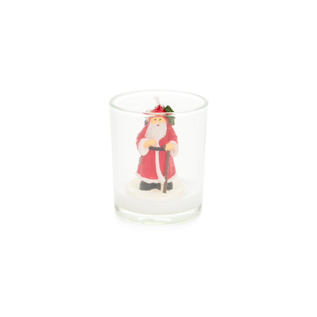 Candela in Bicchiere "Delicious Christmas", Assortita