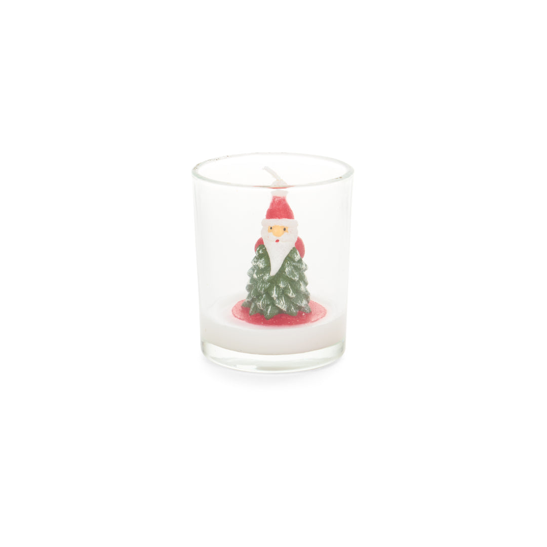 Candela in Bicchiere "Delicious Christmas", Assortita