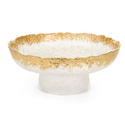 Portafrutta con Bordo Oro "Silent Gold", Grande