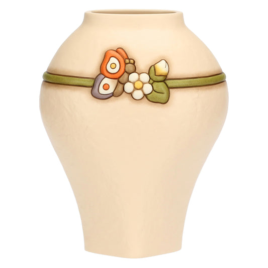 Vaso in Ceramica con Farfalla "Country Bloom", Grande