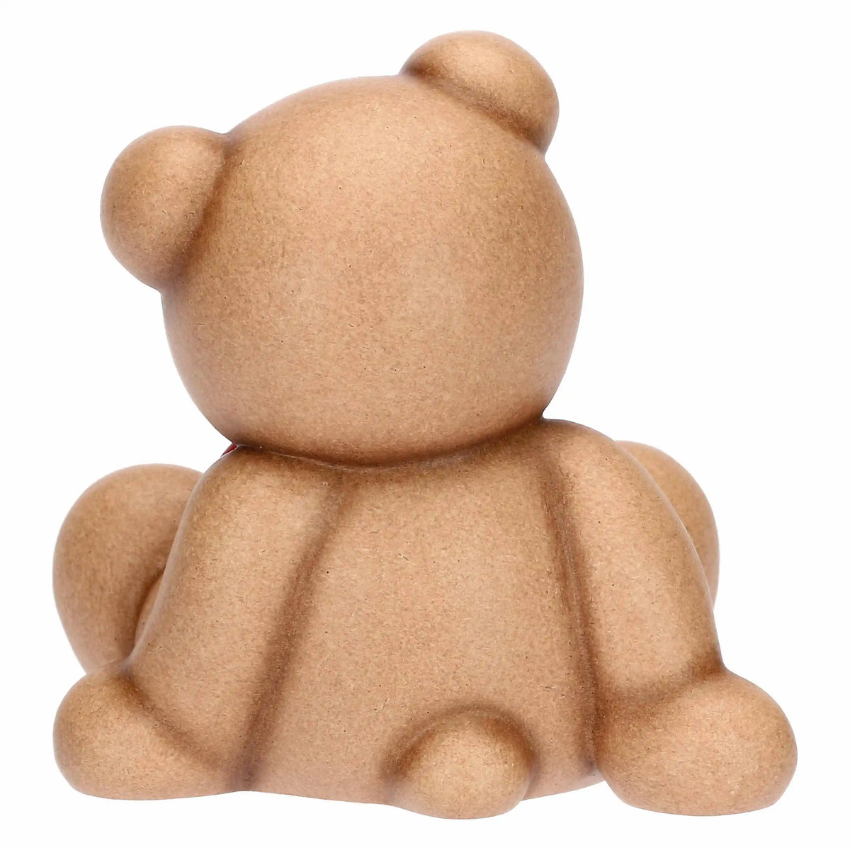 Teddy Natale con Fiocco in Ceramica, Piccolo