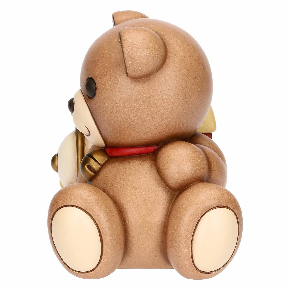 Teddy Natale con Trenino in Ceramica, Grande