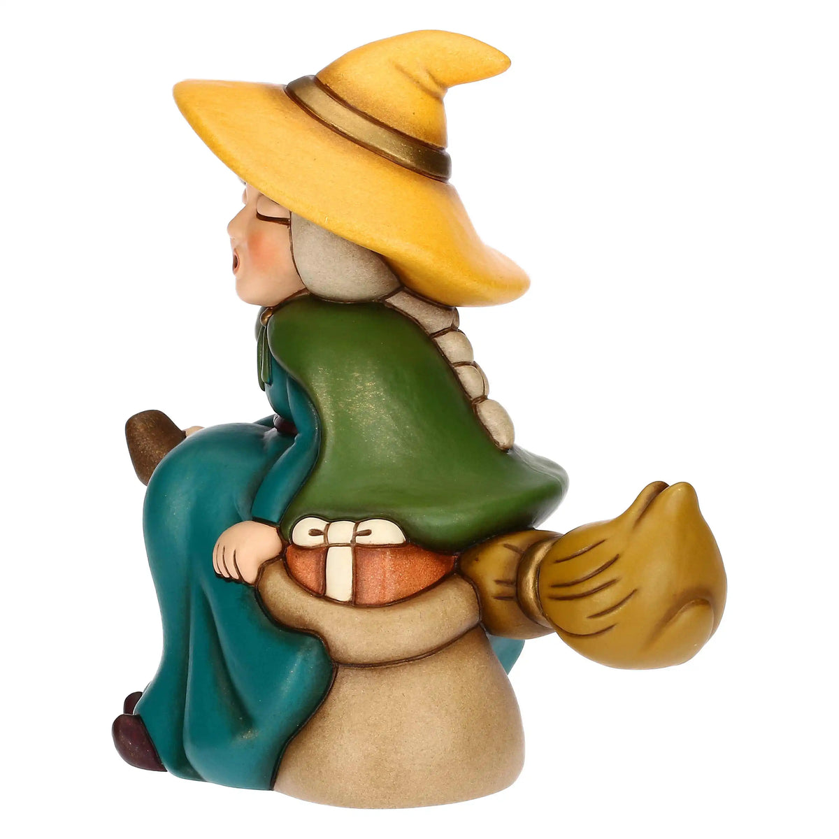 Befana Berta con Sacco dei Regali in Ceramica, Media