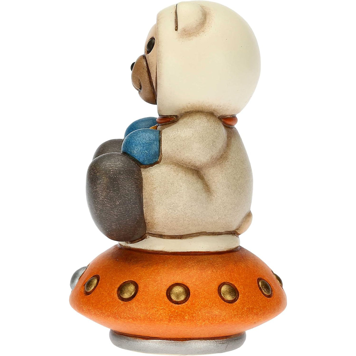 Teddy Astronauta Sulla Navicella in Ceramica
