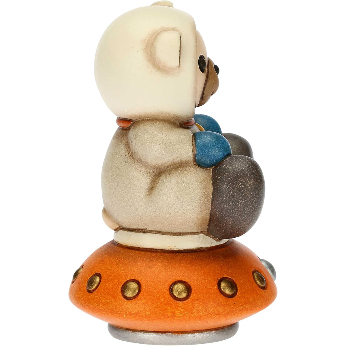 Teddy Astronauta Sulla Navicella in Ceramica
