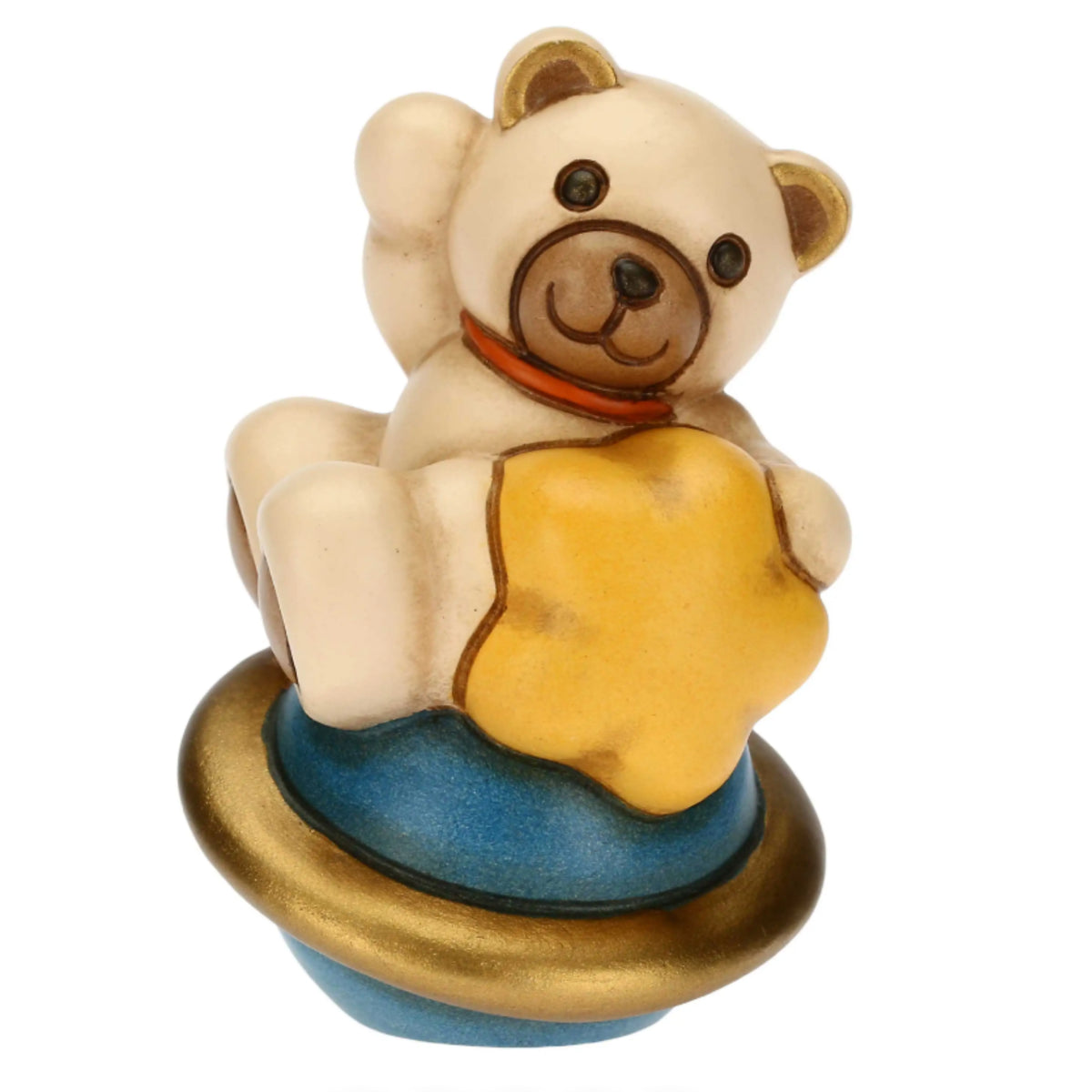 Teddy Astronauta Su Pianeta in Ceramica