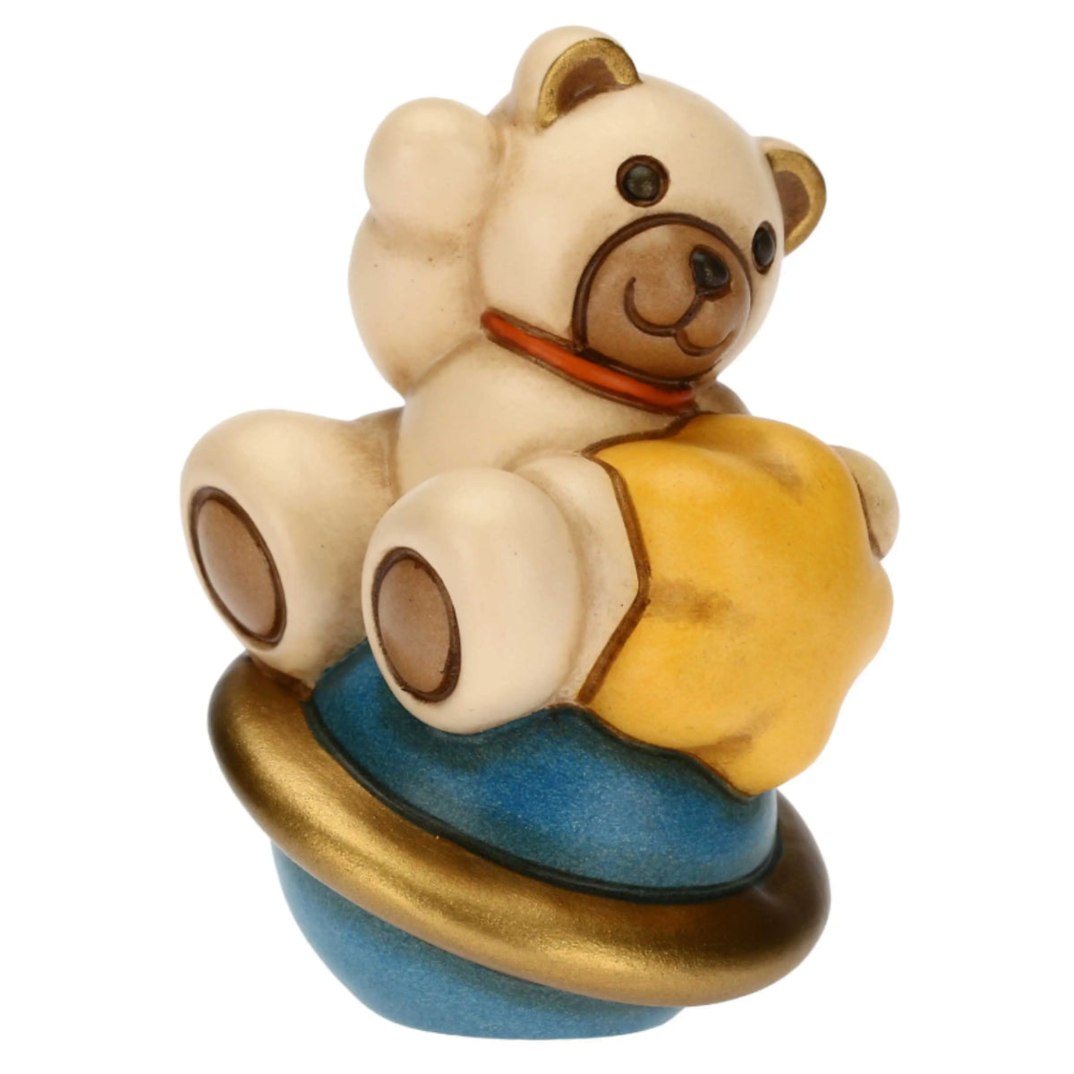 Teddy Astronauta Su Pianeta in Ceramica