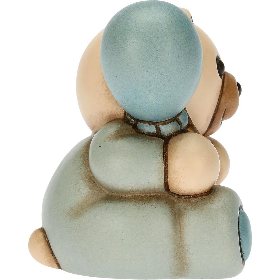 Teddy con Palloncino in Ceramica, Lui