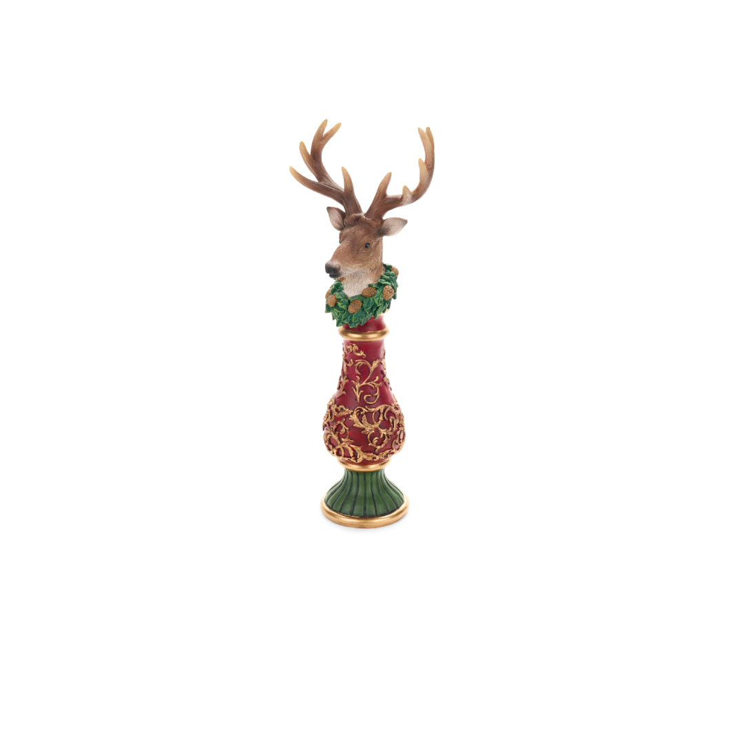 Testa Cervo con Ghirlanda "Velvet Luxury", Grande