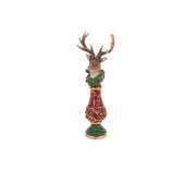 Testa Cervo con Ghirlanda "Velvet Luxury", Grande