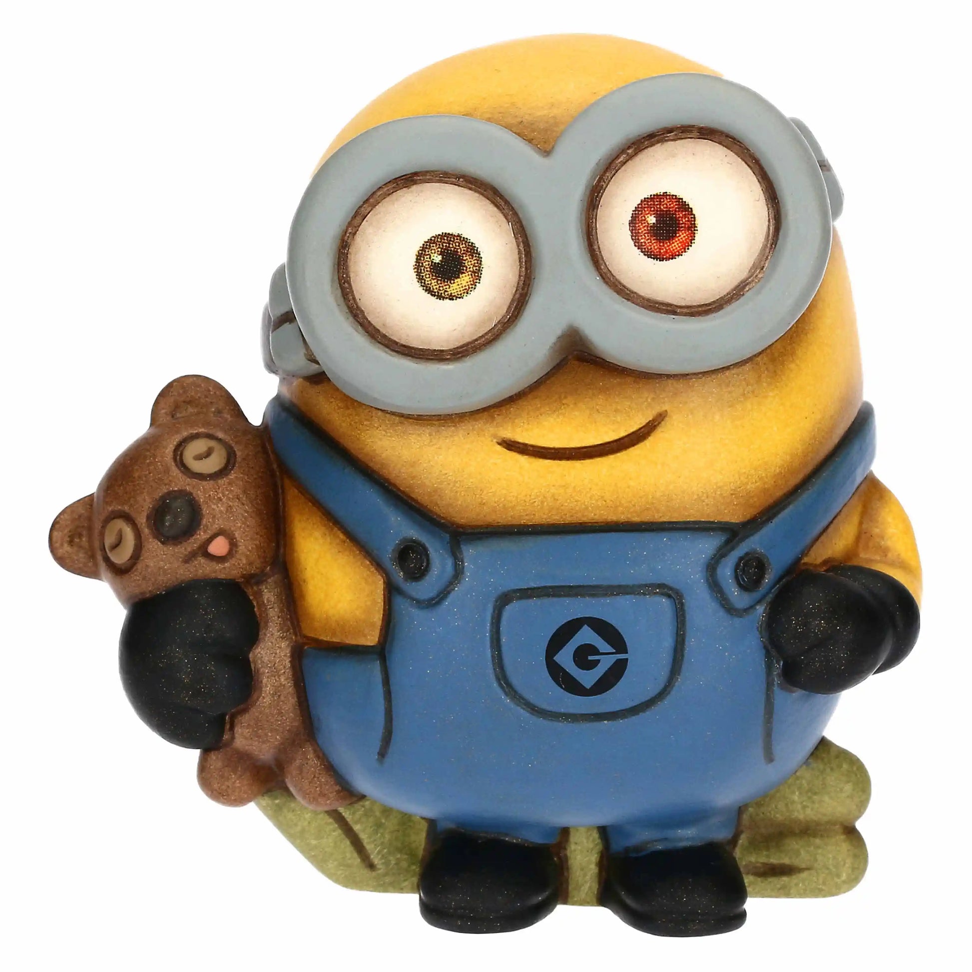 Una versione tenera e iconica di Bob con il suo orsetto Tim, perfetta come idea regalo per collezionisti. La combinazione tra l'orsetto (simbolo storico di Thun) e il Minion crea un ponte perfetto tra i due brand.