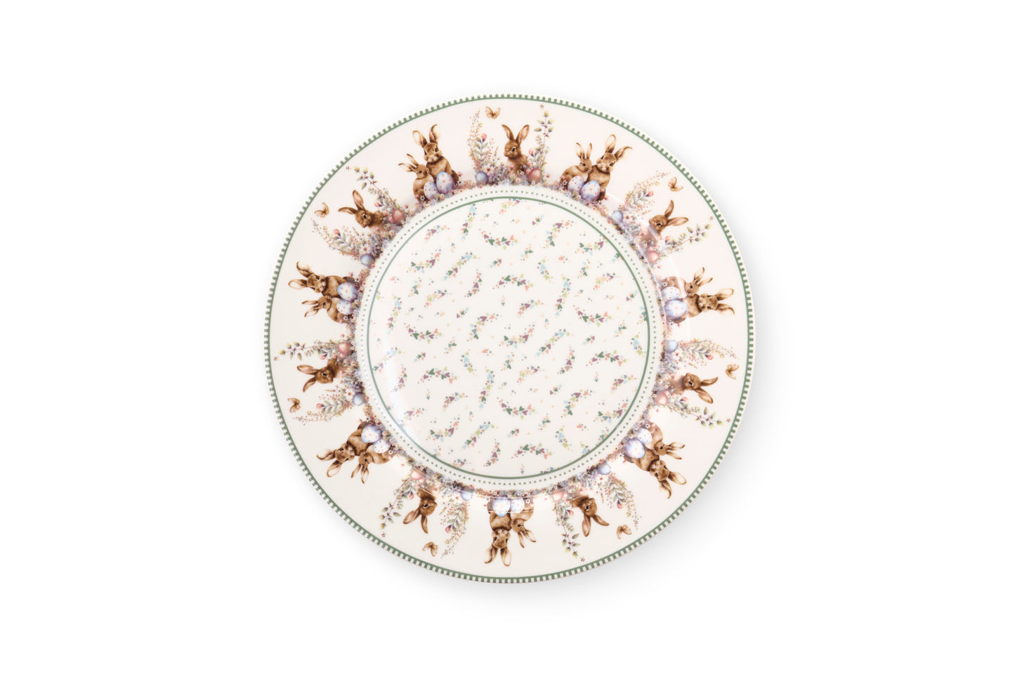 Set dolce Nuvole di Stoffa linea PePen con piatto e paletta in porcellana. Dettaglio del piattino.