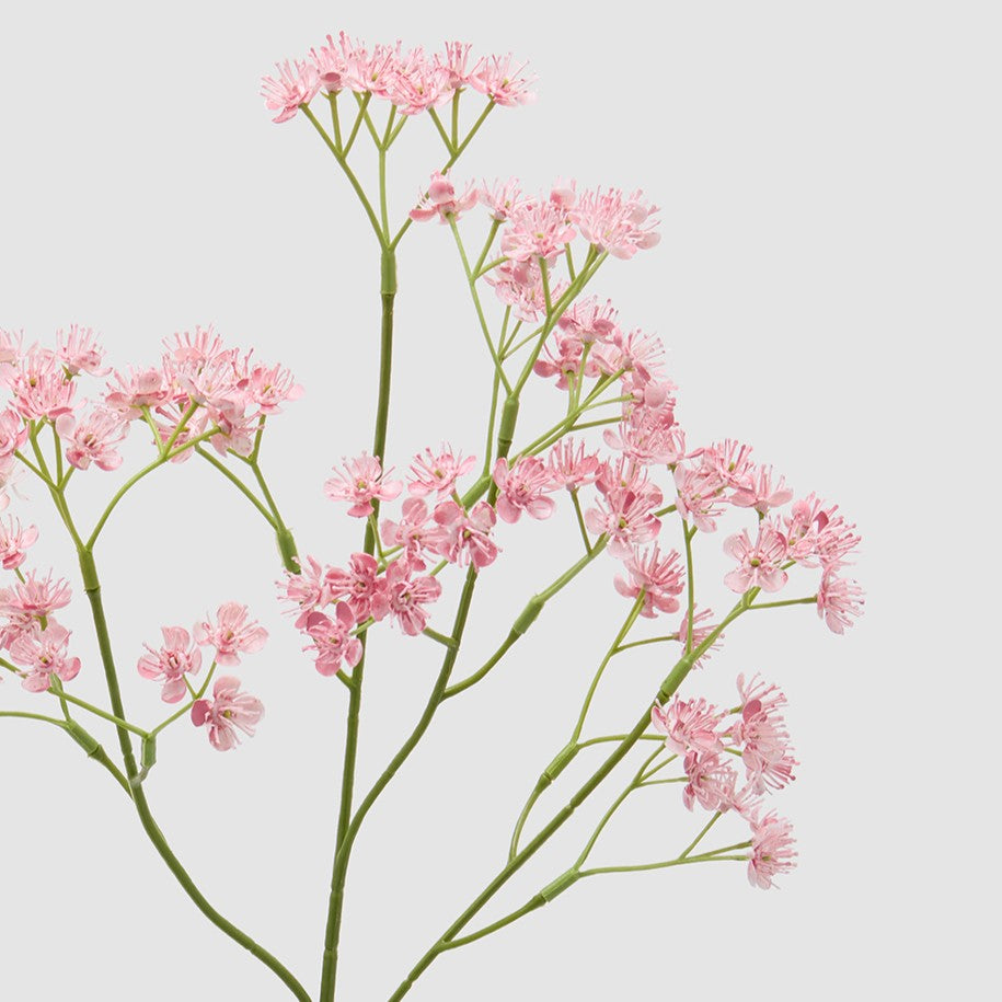 Dettaglio del Ramoscello di gysophila artificiale fucsia firmato EDG Enzo de Gasperi.