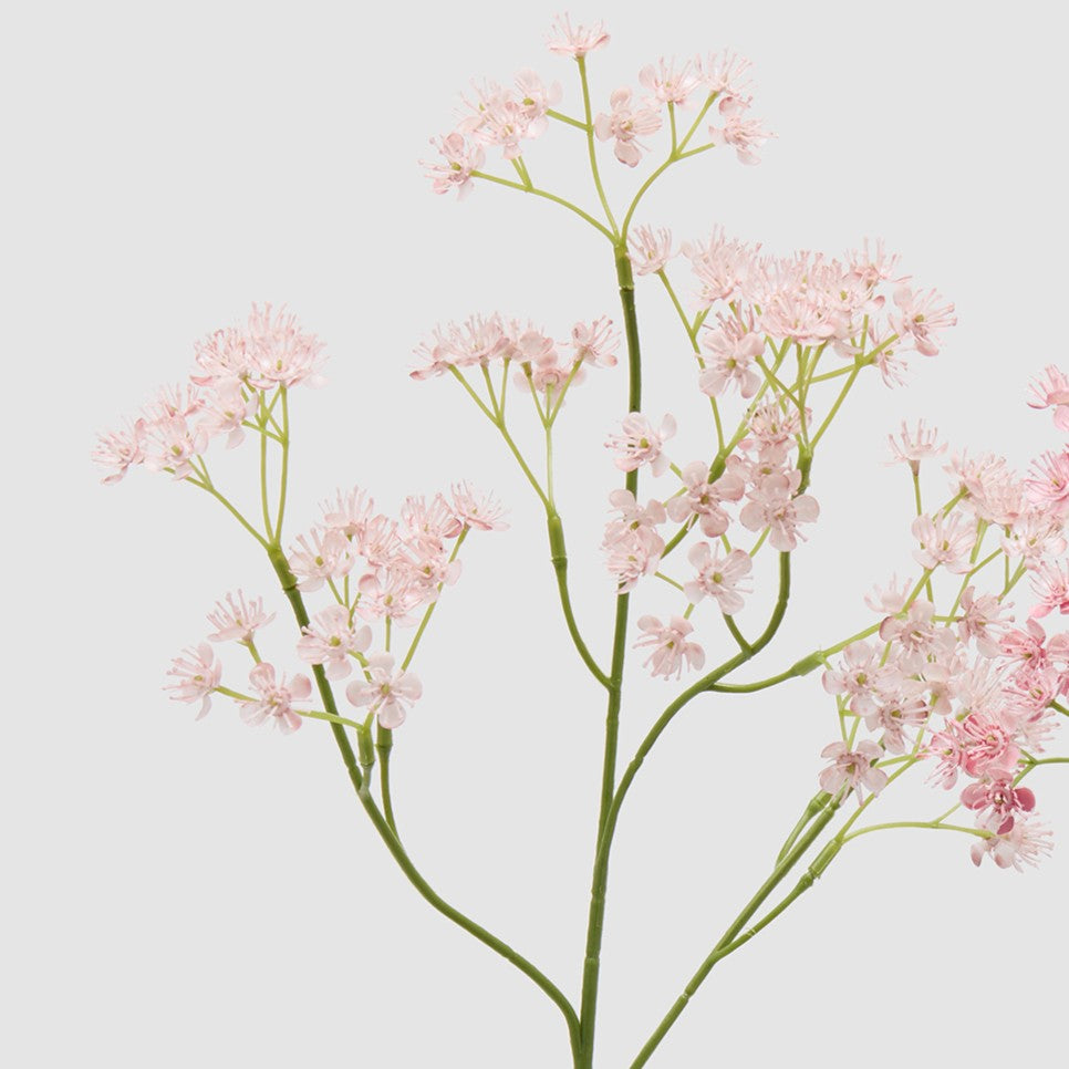 Dettaglio del Ramoscello di gysophila artificiale rosa  firmato EDG Enzo de Gasperi.