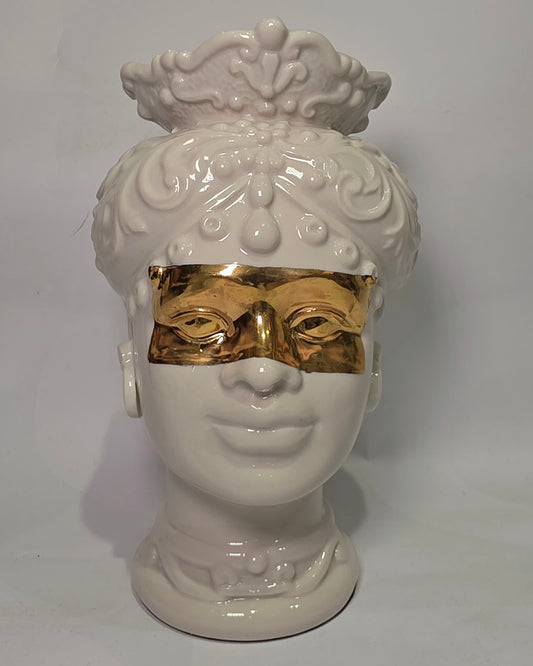 Teste di Moro con Maschera Dorata