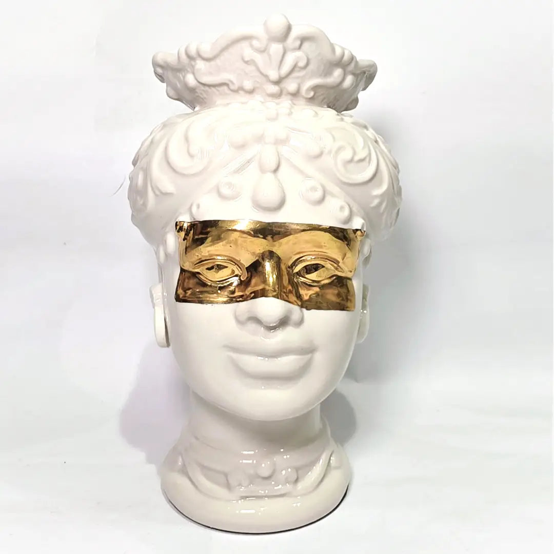 Teste di Moro con Maschera Dorata