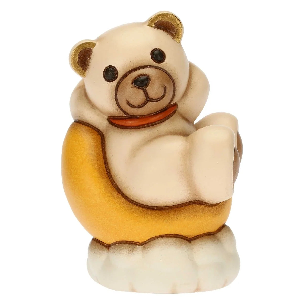 Teddy Astronauta Sulla Luna in Ceramica