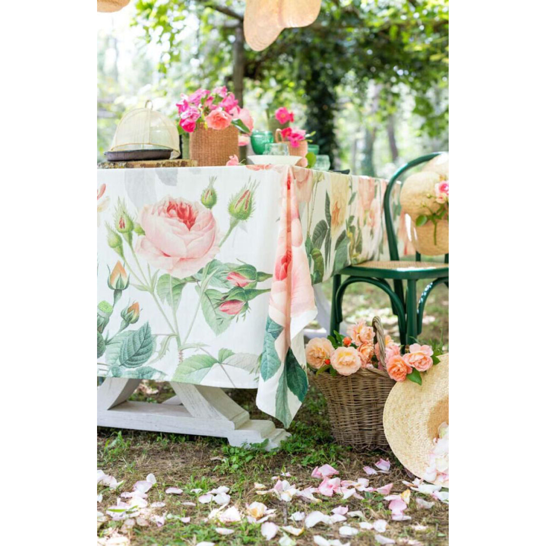 Tovaglia "Le Rose del Borgo"