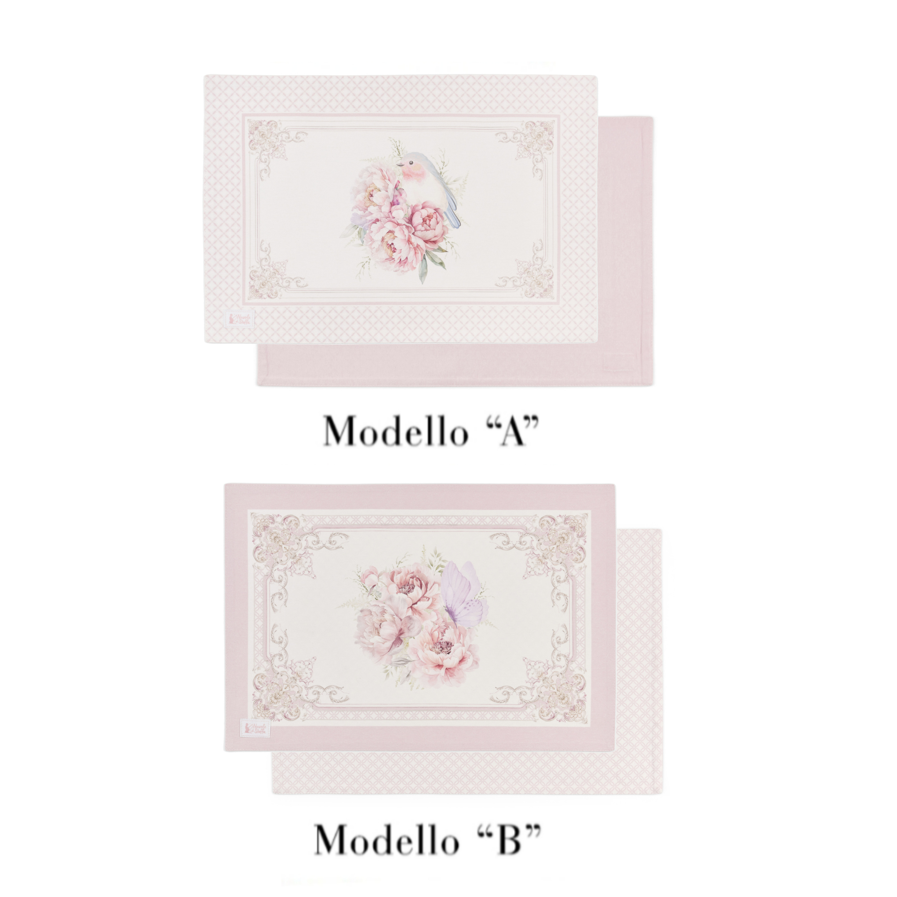 Tovaglietta Fiori Rosa "Fiorirà"