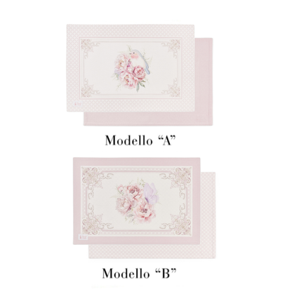 Tovaglietta Fiori Rosa "Fiorirà"